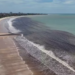 Sudema aponta que mancha escura nas praias da capital paraibana tem coliformes fecais