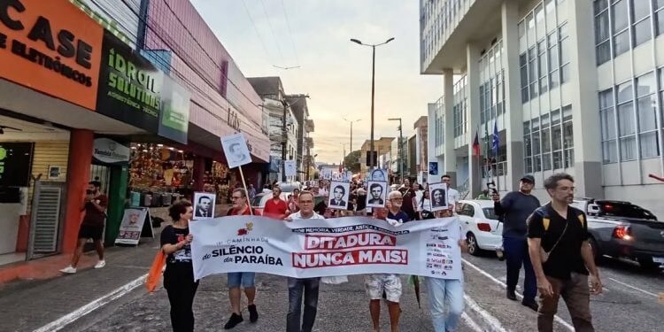 2ª Caminhada do Silêncio sai hoje às ruas de JP em memória de mortos da ditadura militar