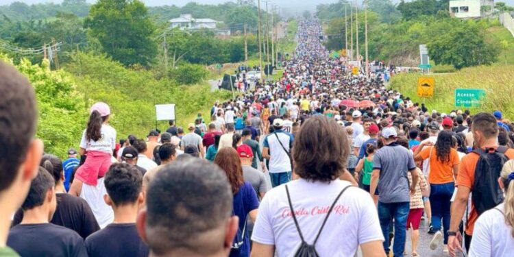 Caminhada Penitencial de Campina Grande a Lagoa Seca é marcada por fé, devoção e caridade