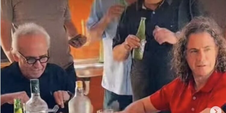 Prefeito Cícero Lucena participa de almoço ao lado do senador Veneziano no Cariri