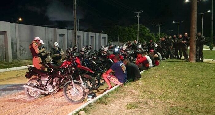 PM frustra ‘rolezinho’ e apreende sete motocicletas em João Pessoa
