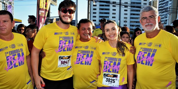 Bruno e Juliana participam da 7ª Corrida do Bem em Campina e ressaltam importância do evento: “Exercita o corpo e a solidariedade”