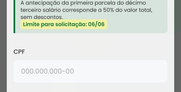 Servidores da PMCG já podem solicitar antecipação da primeira parcela do 13º salário