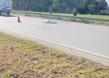 Idoso é atropelado e morre na BR 230 em Santa Rita, nas proximidades da fábrica Alpargatas