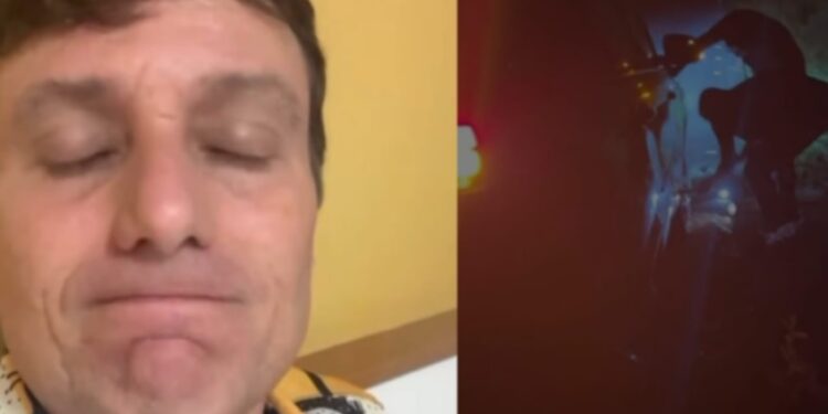 Humorista Mução sofre acidente a caminho de show na Paraíba e relata momento de tensão