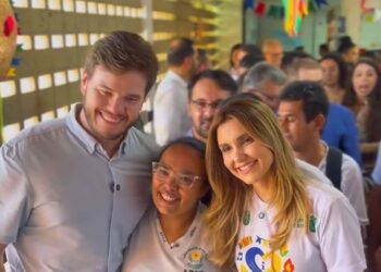 Durante o lançamento do Projeto “São João Acolhedor”, diretoria e alunos da APAE agradecem apoio de Juliana e Bruno: “Oportunidade ímpar”