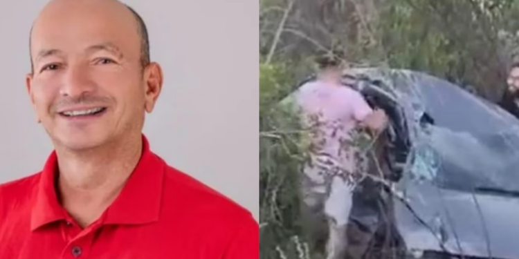 Presidente da Câmara de Prata morre em acidente na BR-412 próximo a Monteiro