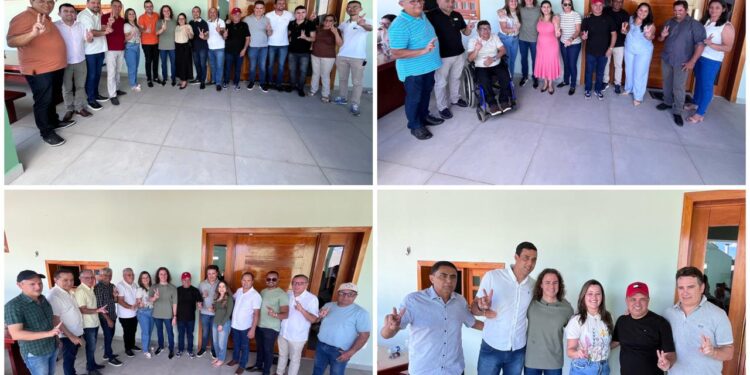 Veneziano se reúne com os prefeitos da região do Rio do Peixe, no sertão, e todos reafirmam apoio à sua reeleição