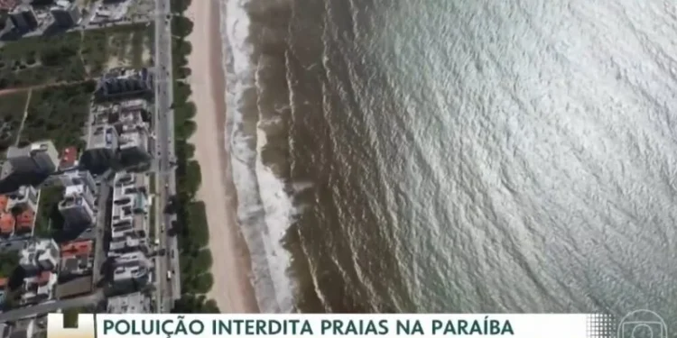 Mídia nacional volta a noticiar lançamento de esgoto no litoral paraibano