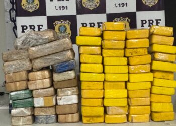 PRF apreende 69 kg de drogas durante fiscalização na BR-230 em Patos, no Sertão da Paraíba