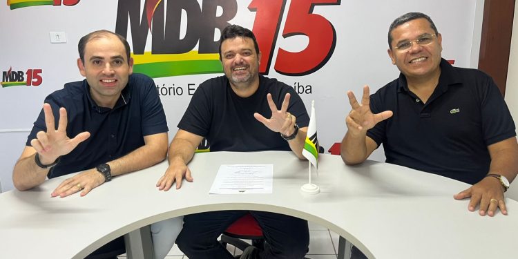 MDB de João Pessoa emite nota saudando chegada de Cícero Lucena à legenda: “fortalece nosso partido”