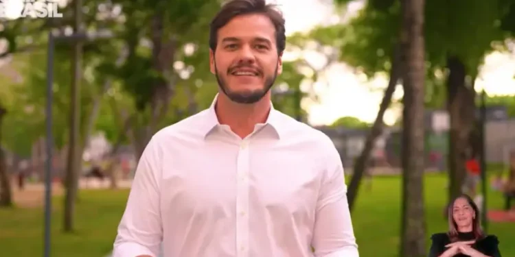 Bruno Cunha Lima estrela propaganda do União Brasil em rede estadual