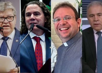 Pesquisa Índice e Blog do Márcio Rangel aponta João com 65%, Veneziano com 48%, seguidos por Padre Fabrício 12%, Queiroga 7% e Nabor 4% na disputa pelo Senado