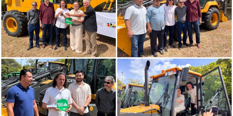 Veneziano inicia o mês de dezembro entregando máquinas agrícolas para mais três municípios paraibanos