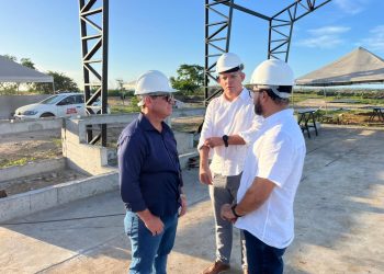 Dinho Dowsley destaca avanço das obras do Parque da Cidade e do Parque Socioambiental do Roger