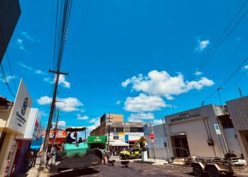 Prefeitura de Santa Rita inicia pavimentação asfáltica no Centro com recursos próprios