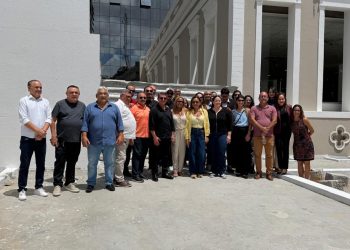 Presidente da CMJP realiza visita técnica nas obras da nova sede e prevê entrega para abril