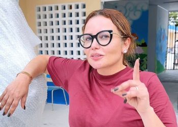 Tacyana Leitão inspeciona últimos detalhes da creche do São Bento