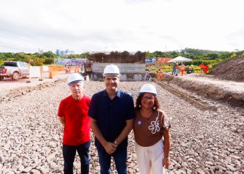 Leo destaca evolução da ponte sobre Rio Cuiá, para acabar com alagamentos e melhorar a mobilidade