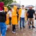Léo libera a vazão de águas das Três Lagoas, obstruída por portas de geladeira