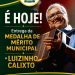 Câmara de Campina homenageia hoje o músico Luizinho Calixto; proposta é do vereador Olimpio Oliveira