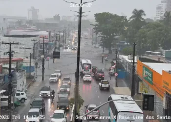Inmet volta a ampliar alerta de chuva intensa e ventos de até 60km/h hoje para toda Paraíba