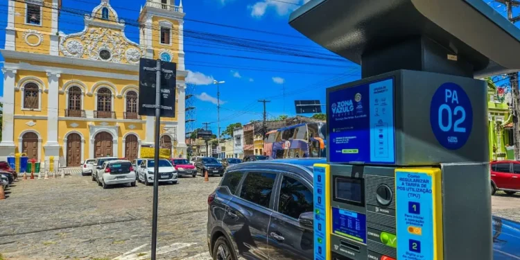 Centro de João Pessoa ganha vagas de até 5 horas com nova modalidade da Zona Azul Digital