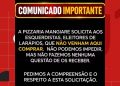MP abre procedimento para investigar pizzaria que pediu que eleitores de esquerda não frequentassem local em JP