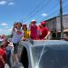 Veneziano e Ricardo Coutinho comandam carreata de Lula pelas ruas de Campina Grande